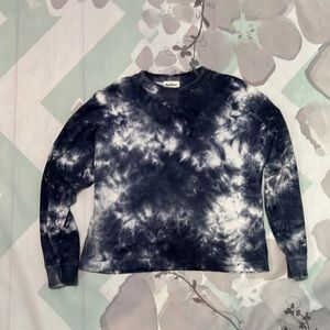 Tie die crew neck